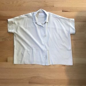 Everlane Clean Silk Short-Sleeve Shirt